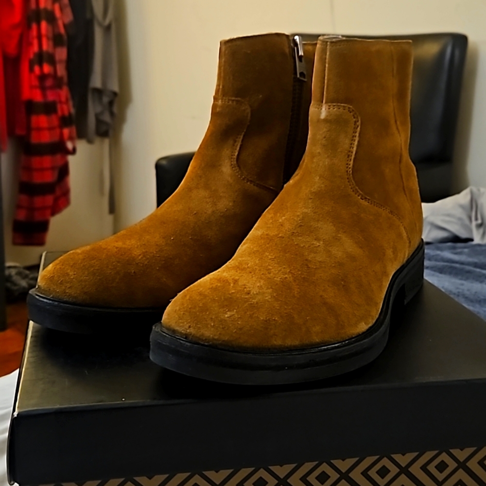 Allsaints booker suede boots size 8